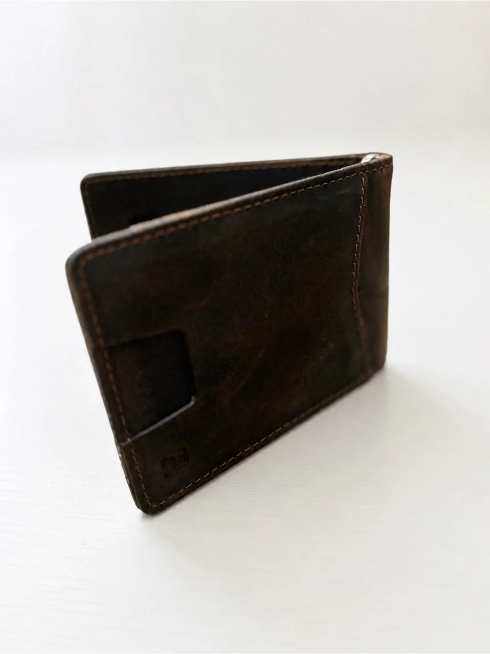 ANDAR Ambassador Men’s Leather Card Wallet in Dark Brown NWOT